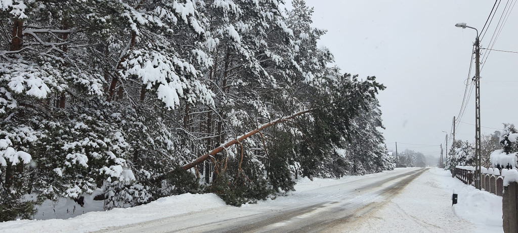 Powiat tarnogórski. Zimowe wyjazdy strażaków