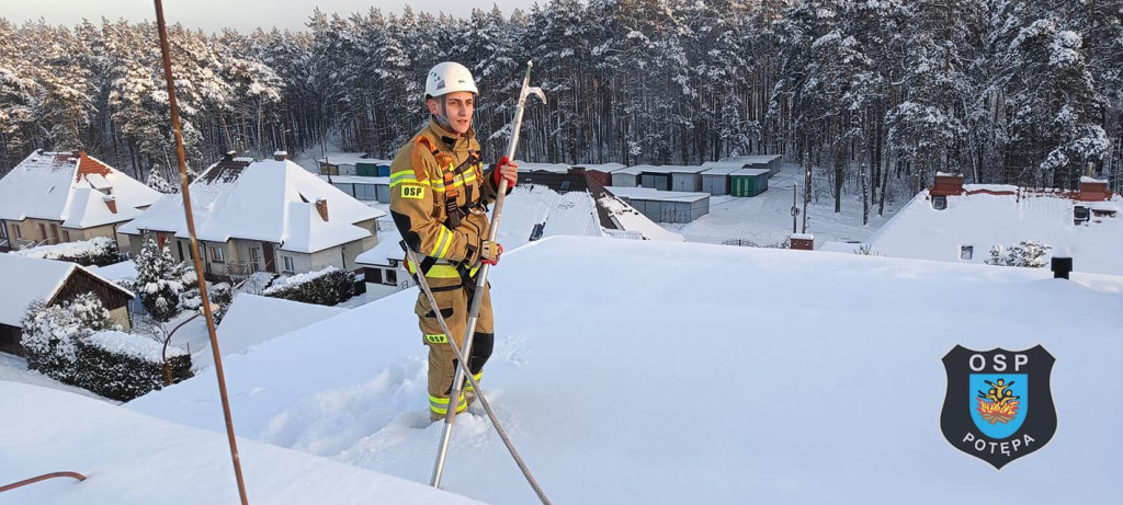 Powiat tarnogórski. Zimowe wyjazdy strażaków