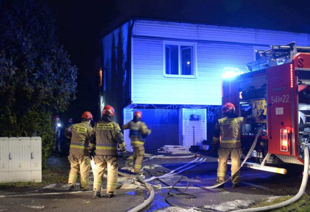 Pożar w domu jednorodzinnym, przed świętami [FOTO]