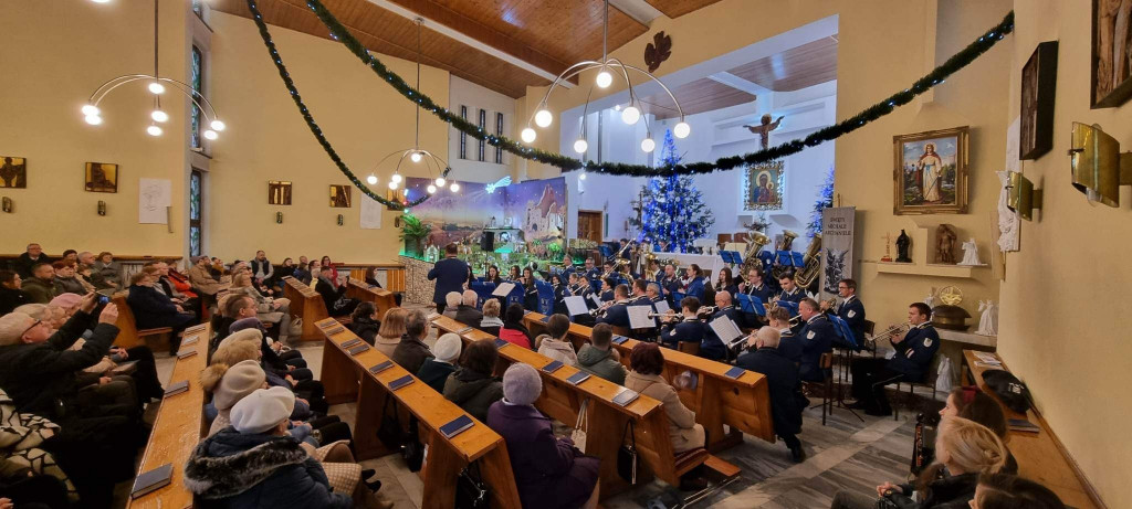 Tarnogórska orkiestra koncertowała w Orzechu