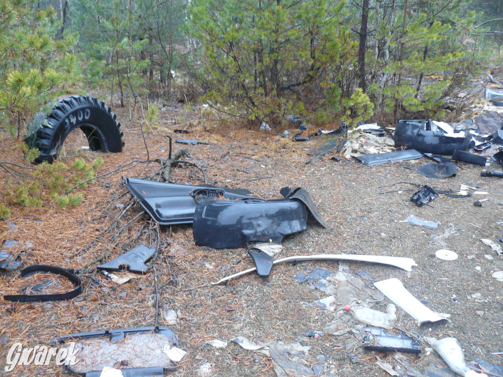 Tarnowskie Góry. Dzikie wysypisko odpadów