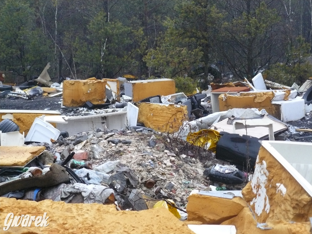 Tarnowskie Góry. Dzikie wysypisko odpadów