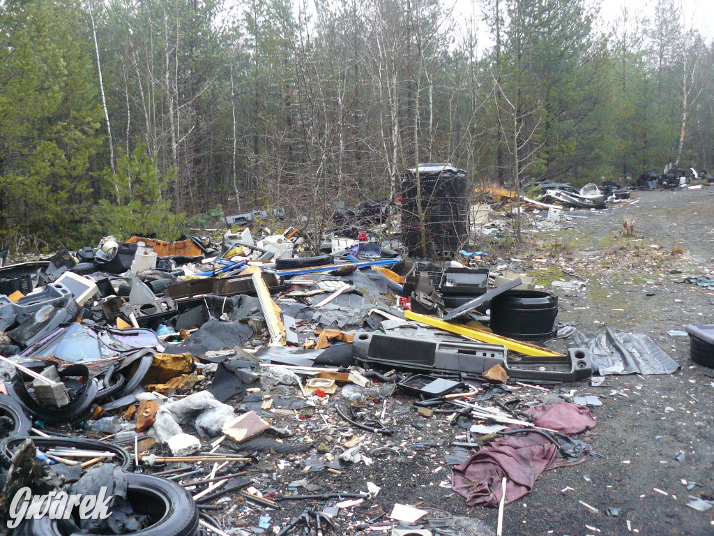 Tarnowskie Góry. Dzikie wysypisko odpadów