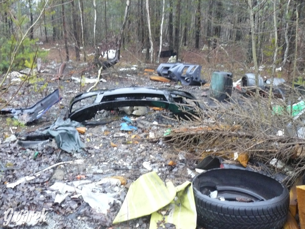 Tarnowskie Góry. Dzikie wysypisko odpadów