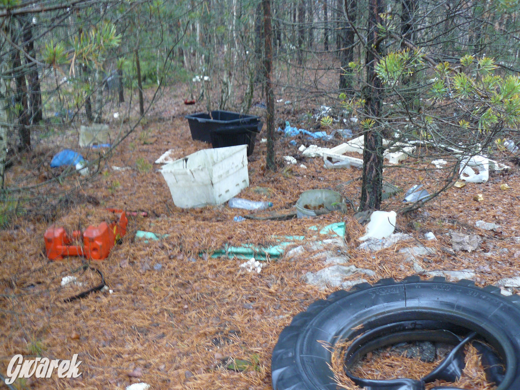 Tarnowskie Góry. Dzikie wysypisko odpadów
