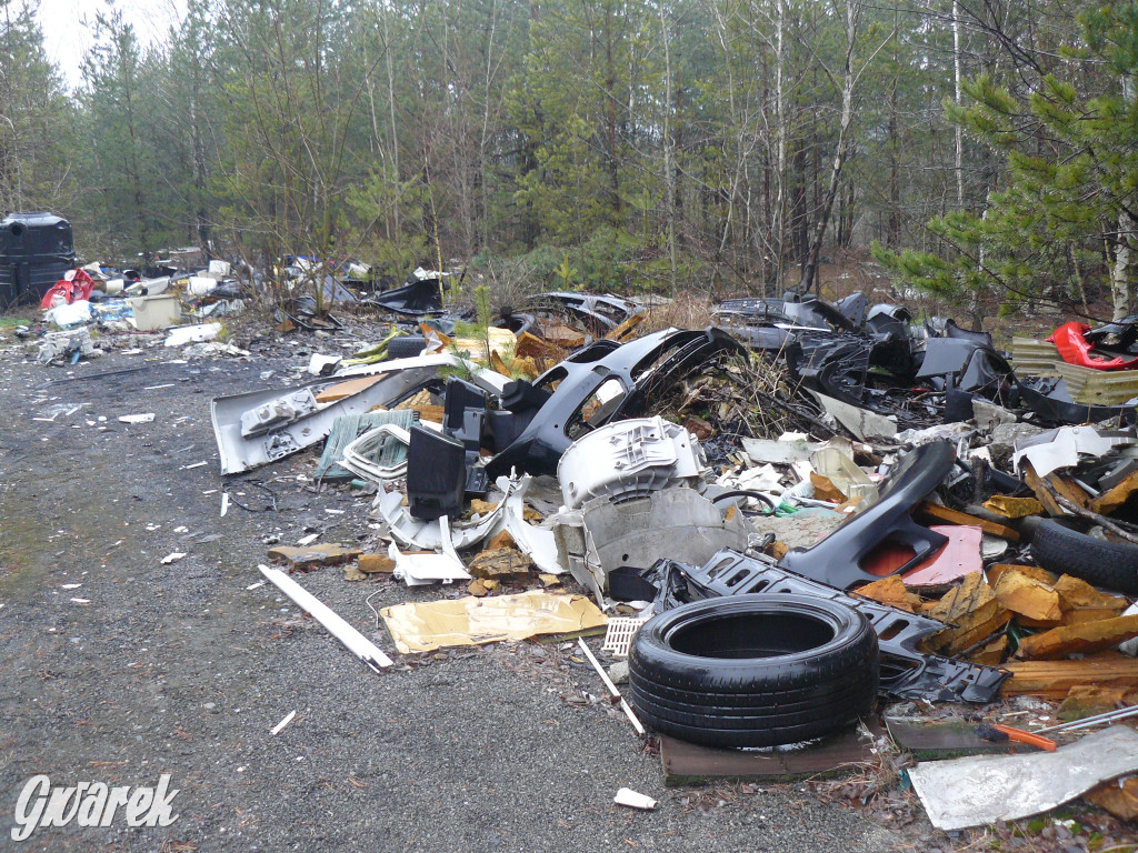 Tarnowskie Góry. Dzikie wysypisko odpadów