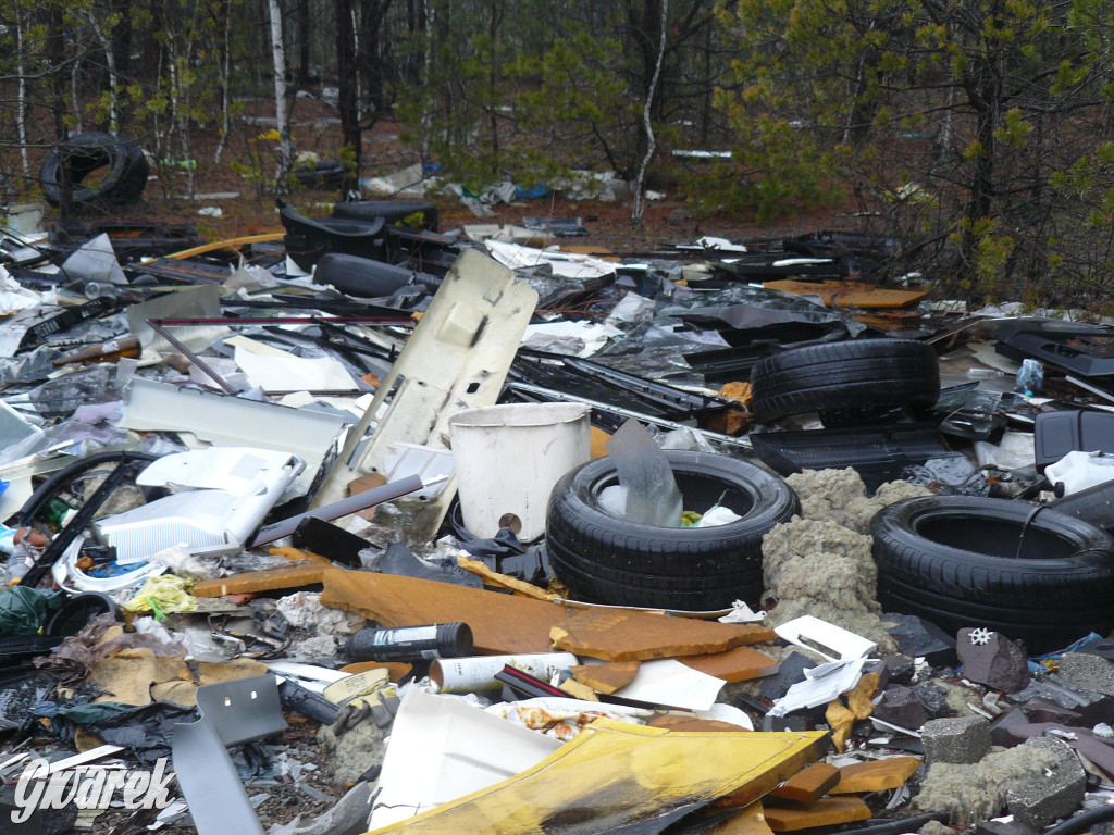 Tarnowskie Góry. Dzikie wysypisko odpadów