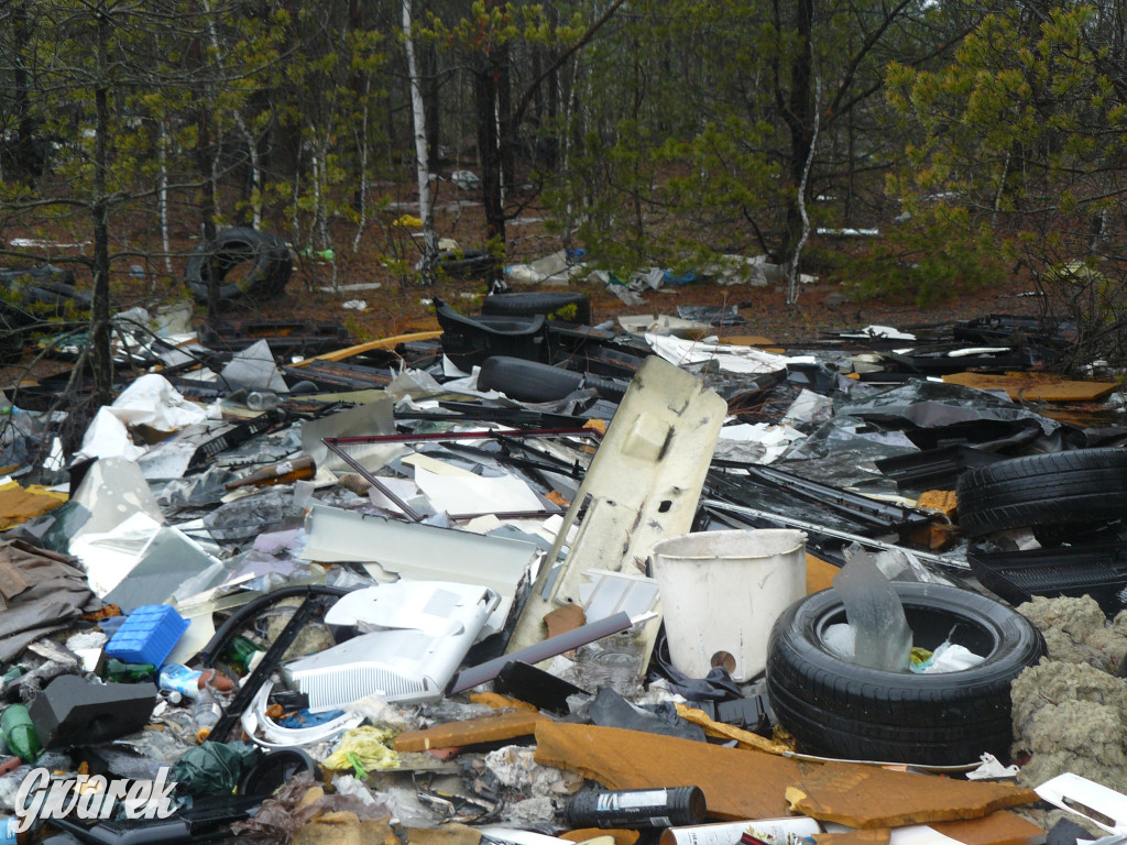 Tarnowskie Góry. Dzikie wysypisko odpadów