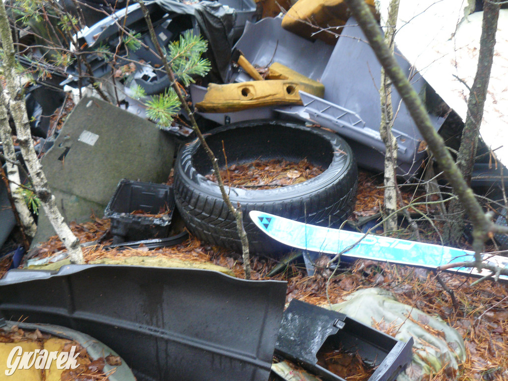 Tarnowskie Góry. Dzikie wysypisko odpadów