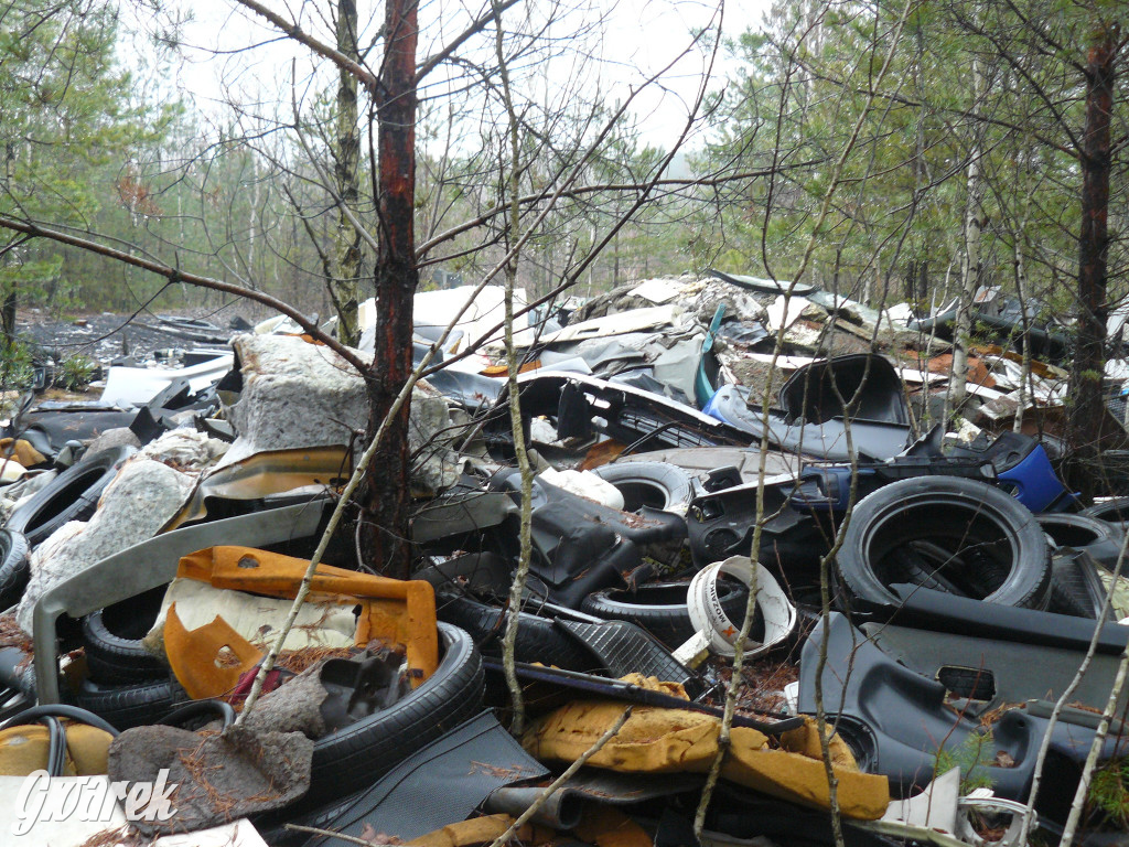 Tarnowskie Góry. Dzikie wysypisko odpadów