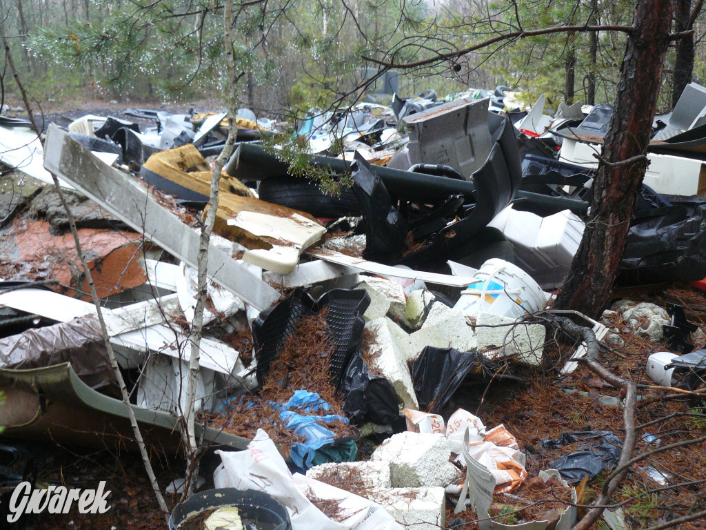 Tarnowskie Góry. Dzikie wysypisko odpadów