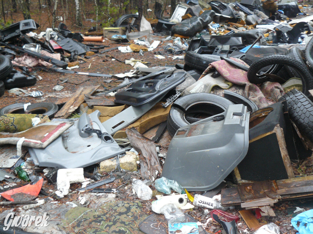Tarnowskie Góry. Dzikie wysypisko odpadów
