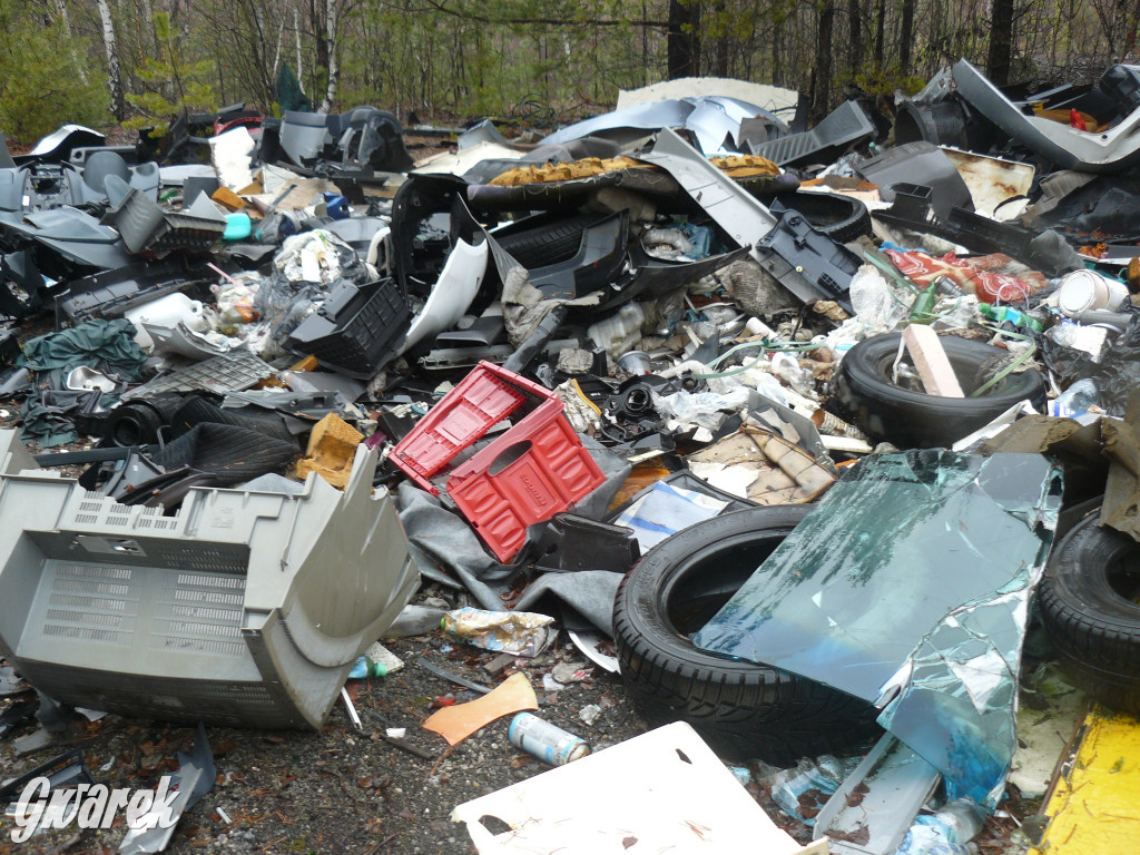 Tarnowskie Góry. Dzikie wysypisko odpadów