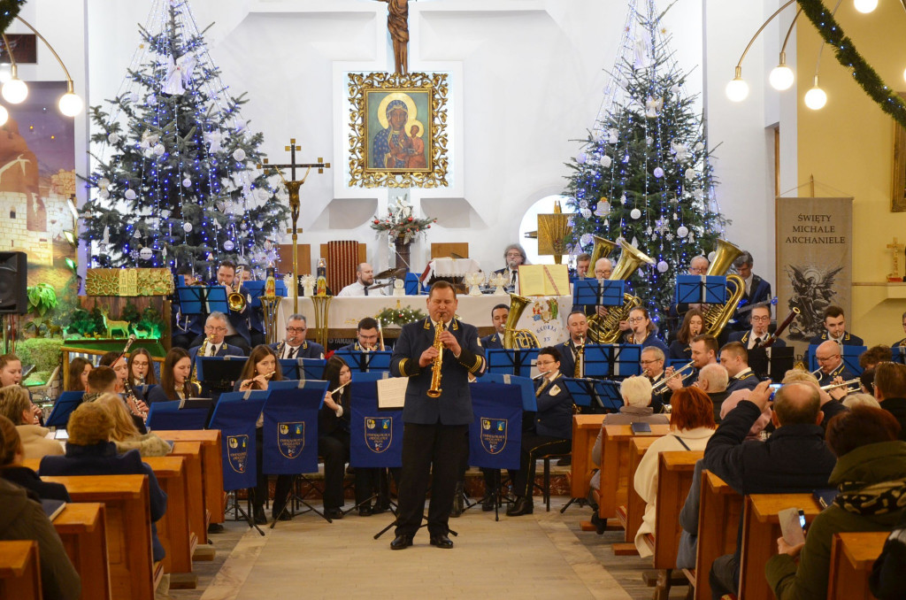 Tarnogórska orkiestra koncertowała w Orzechu