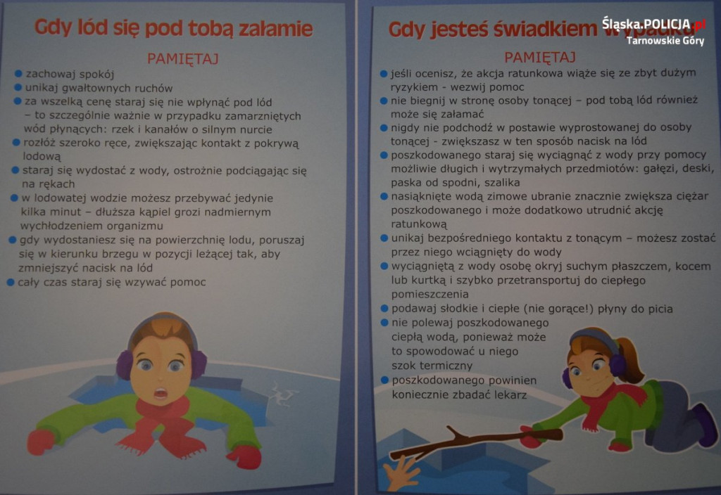 Uczniowie z Rybnej w komendzie policji i starostwie