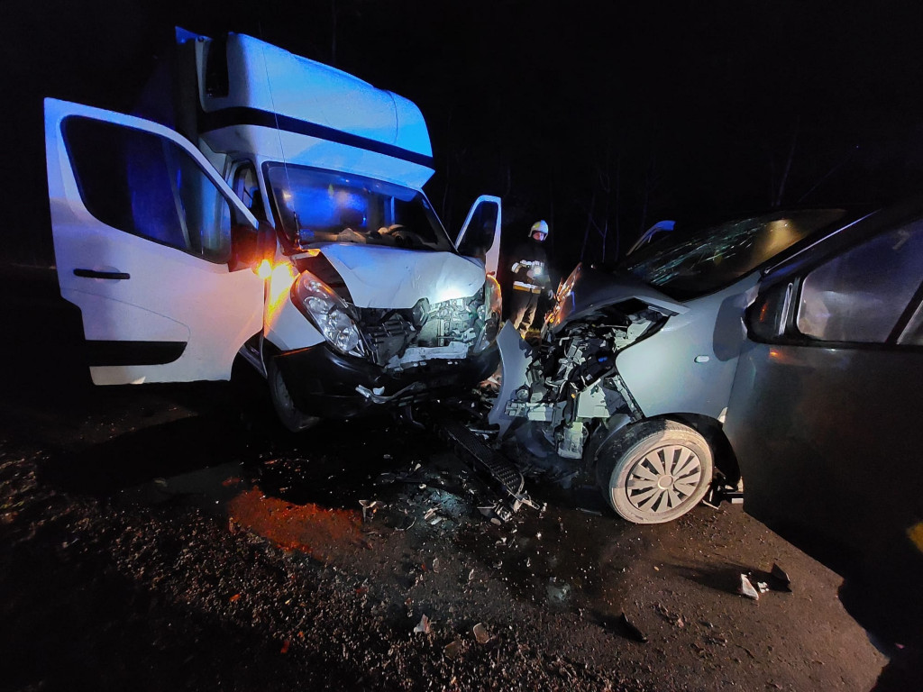 Zderzenie samochodów na ul. Pyskowickiej