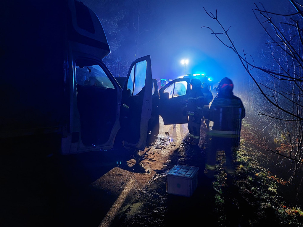 Zderzenie samochodów na ul. Pyskowickiej