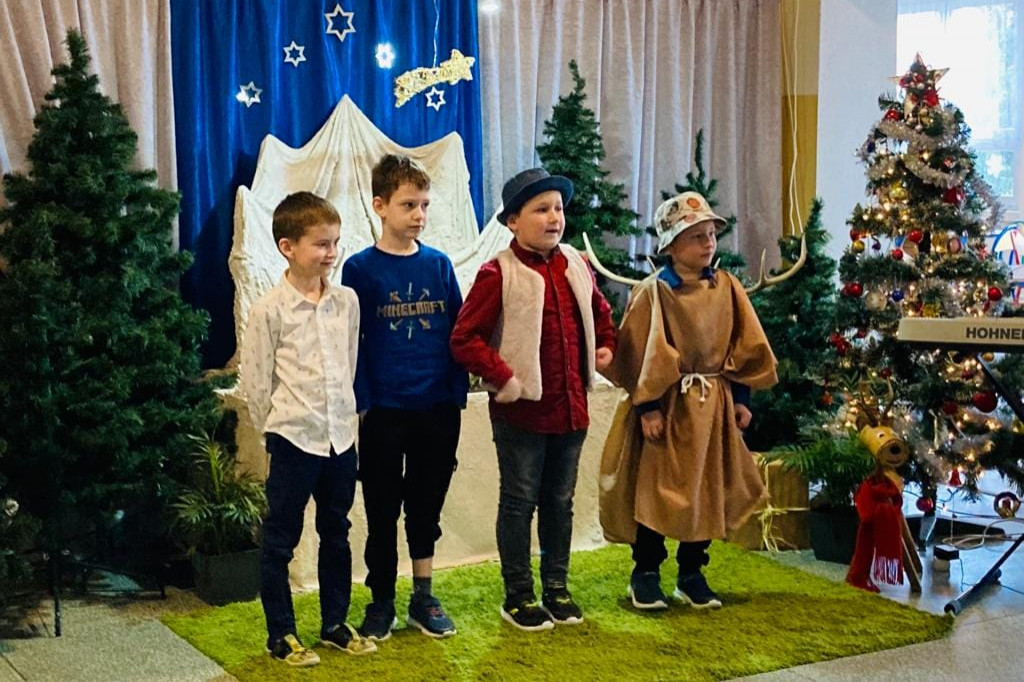 Koncert kolęd w szkole w Miasteczku Śląskim