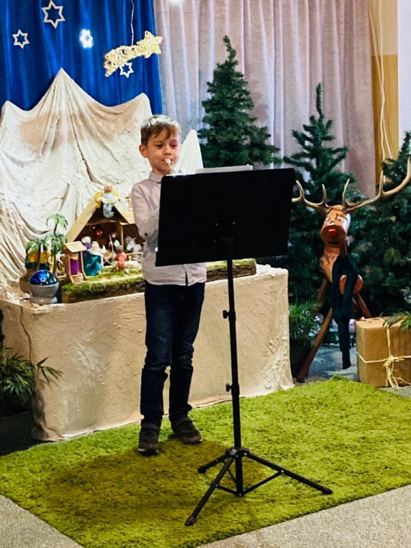 Koncert kolęd w szkole w Miasteczku Śląskim