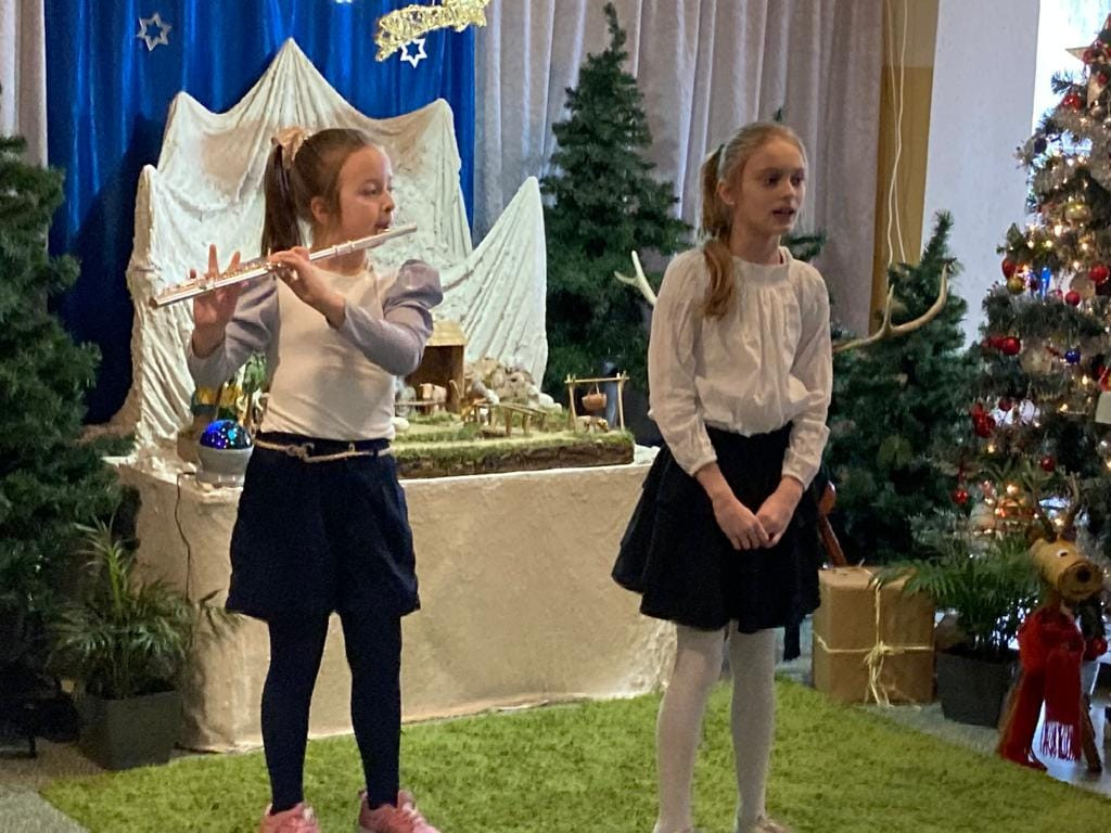 Koncert kolęd w szkole w Miasteczku Śląskim