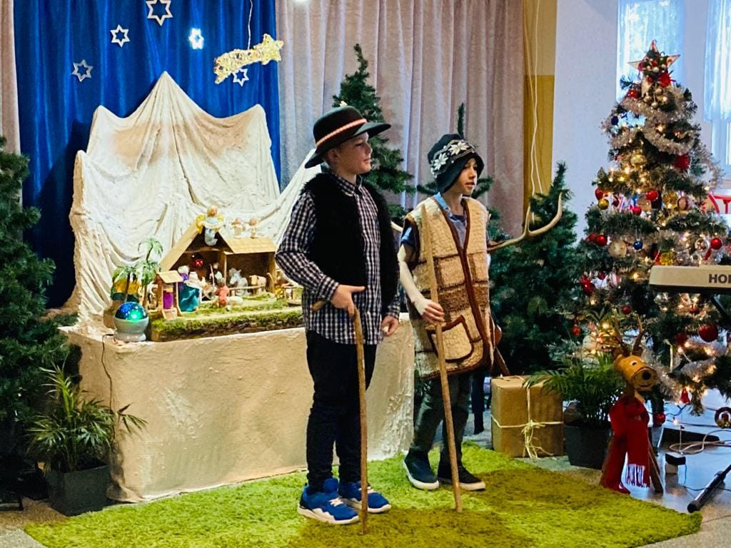 Koncert kolęd w szkole w Miasteczku Śląskim