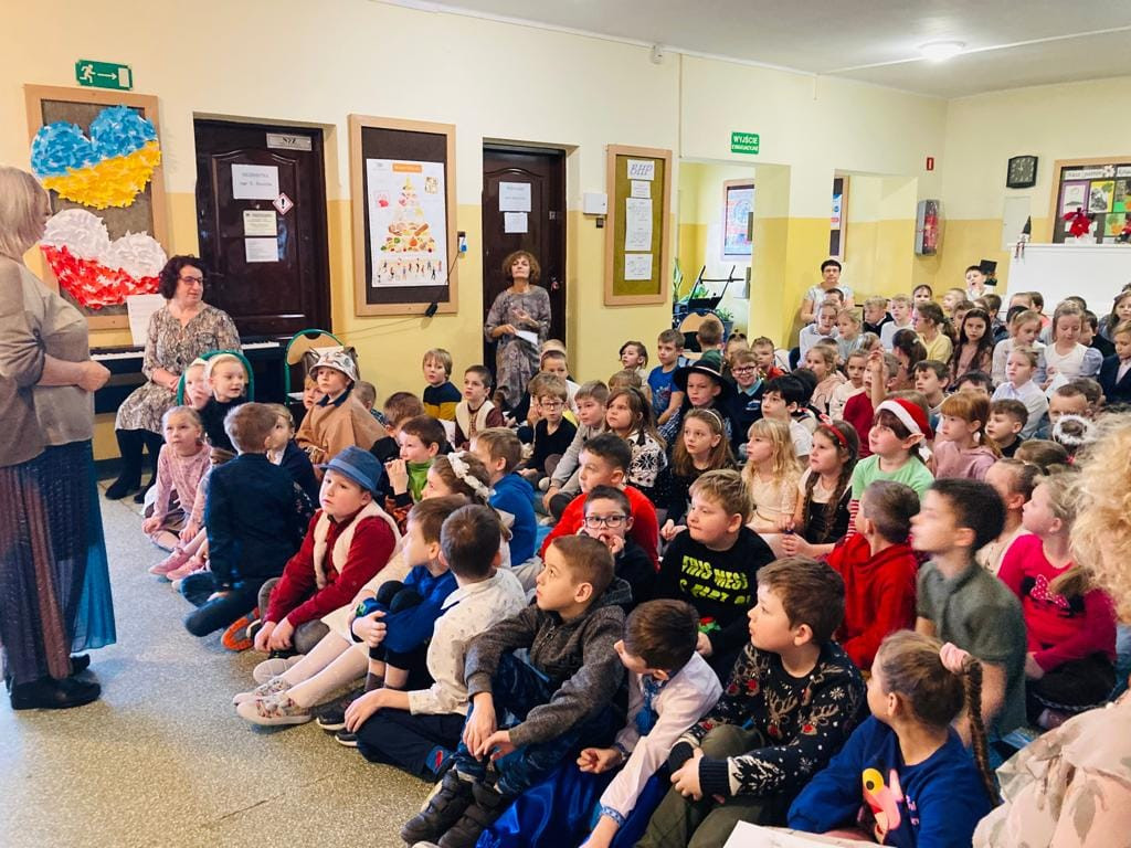 Koncert kolęd w szkole w Miasteczku Śląskim