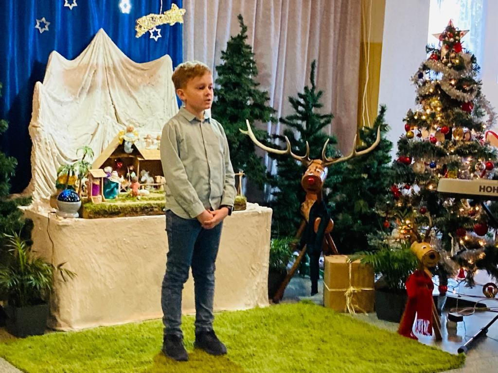 Koncert kolęd w szkole w Miasteczku Śląskim