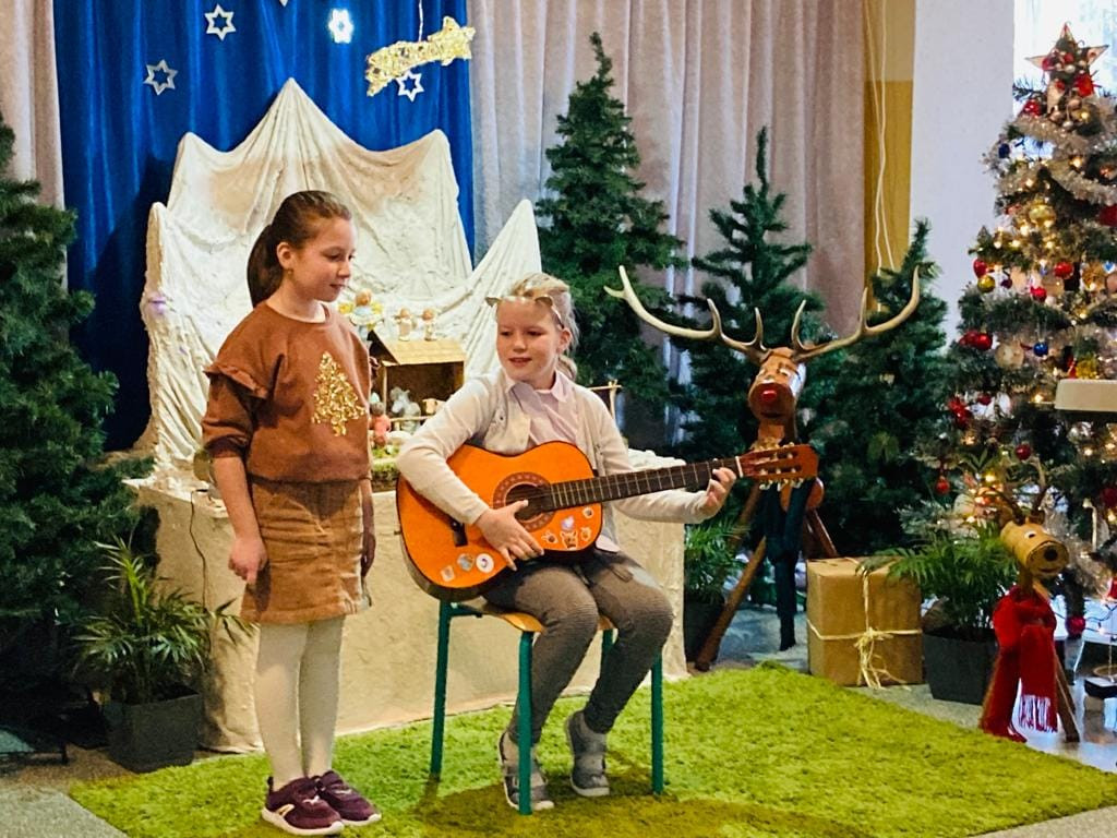 Koncert kolęd w szkole w Miasteczku Śląskim