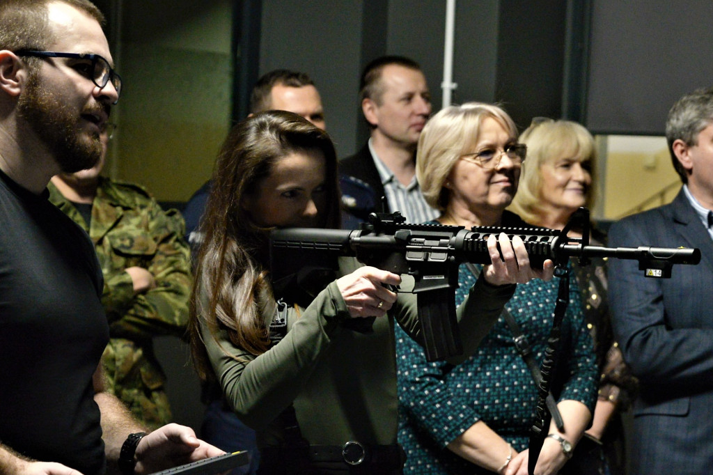 Tarnowskie Góry. Otwarcie strzelnicy multimedialnej