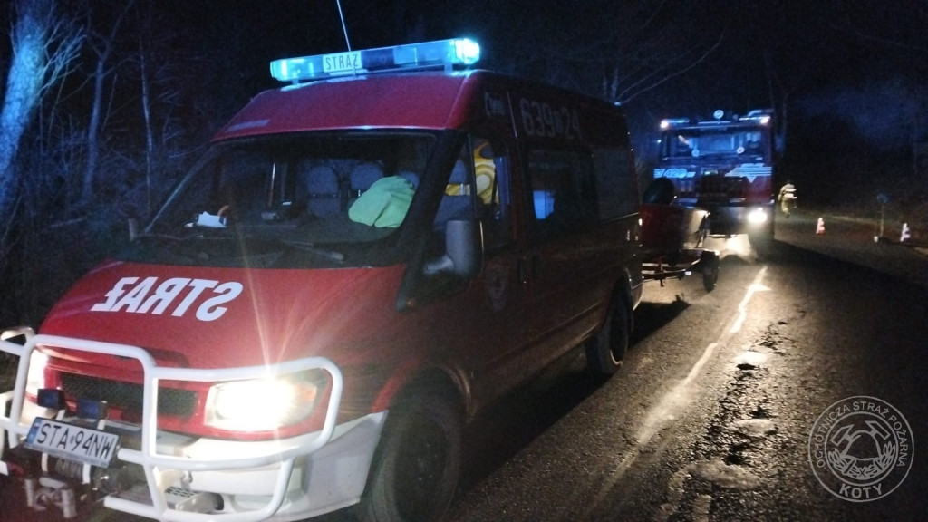 Volkswagen wjechał do rzeki. Dwie ofiary