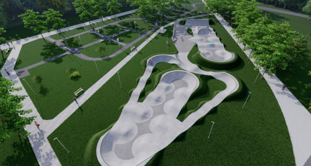 Powstanie park międzyosiedlowy z pumptrackiem