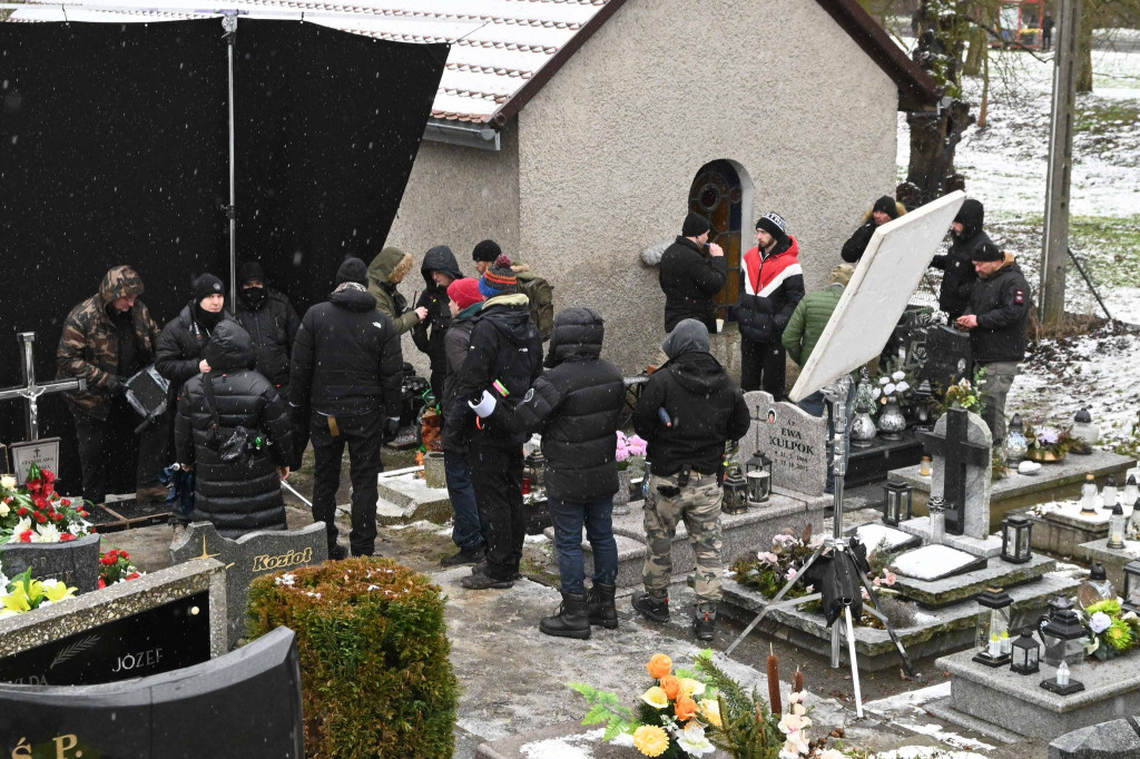 Diabeł na cmentarzu w Kamieńcu