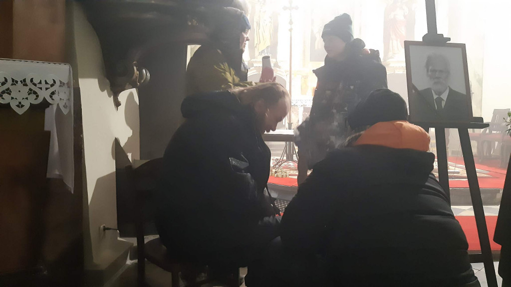 Diabeł na cmentarzu w Kamieńcu