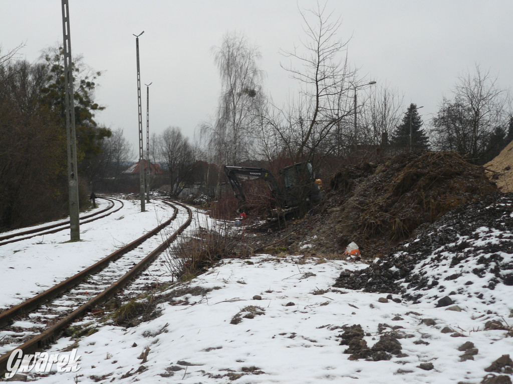 Tarnowskie Góry. Droga rowerowa przy torach
