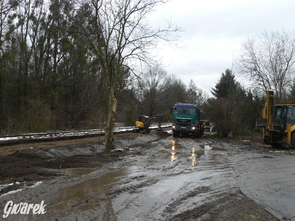Tarnowskie Góry. Droga rowerowa przy torach