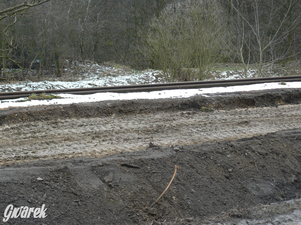 Tarnowskie Góry. Droga rowerowa przy torach