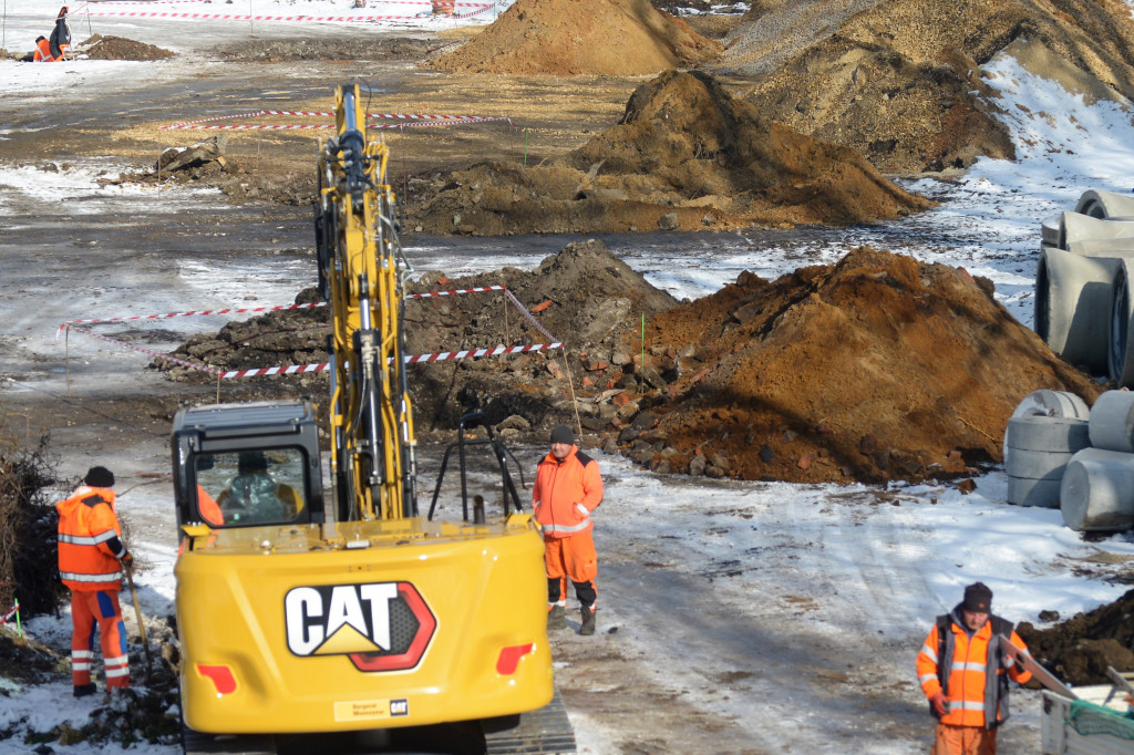 Tarnowskie Góry. Centrum przesiadkowe w budowie