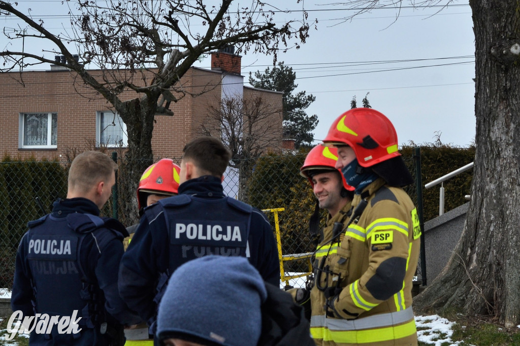 Tarnowskie Góry. Ewakuacja przedszkola w Bobrownikach