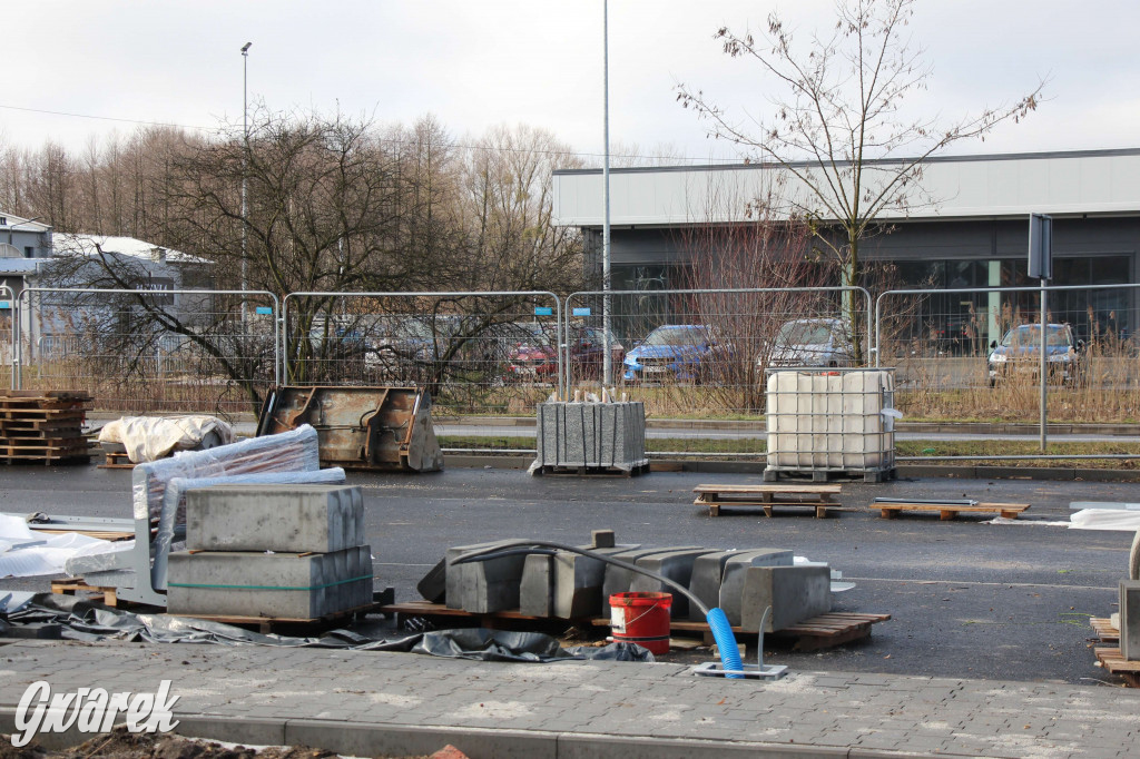 Świerklaniec. Trwa budowa centrum przesiadkowego