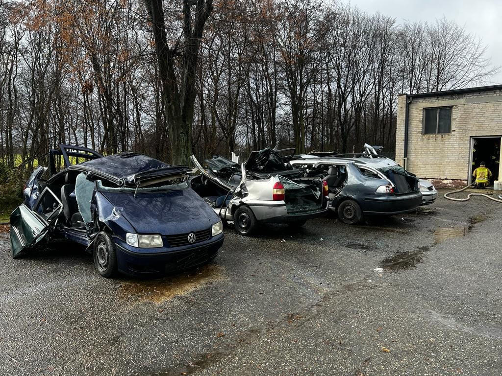 Druhowie i druhny OSP już po egzaminie