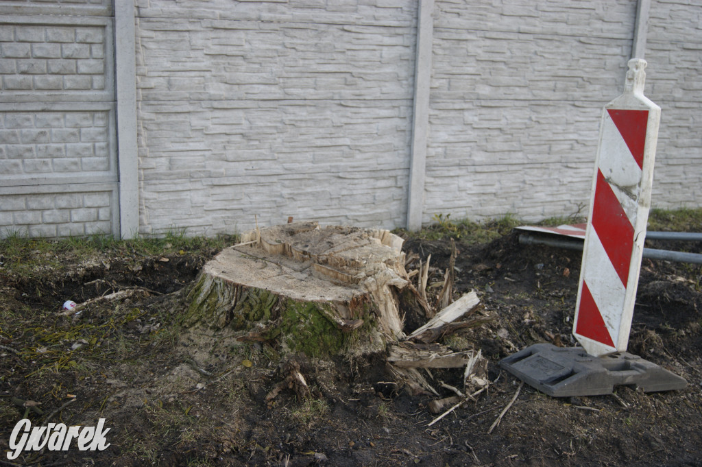 Tarnowskie Góry. Ulica Polna w remoncie