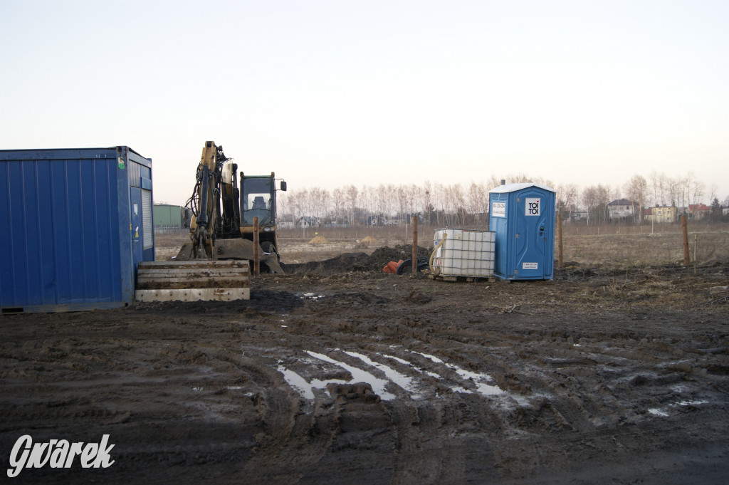 Tarnowskie Góry. Ulica Polna w remoncie