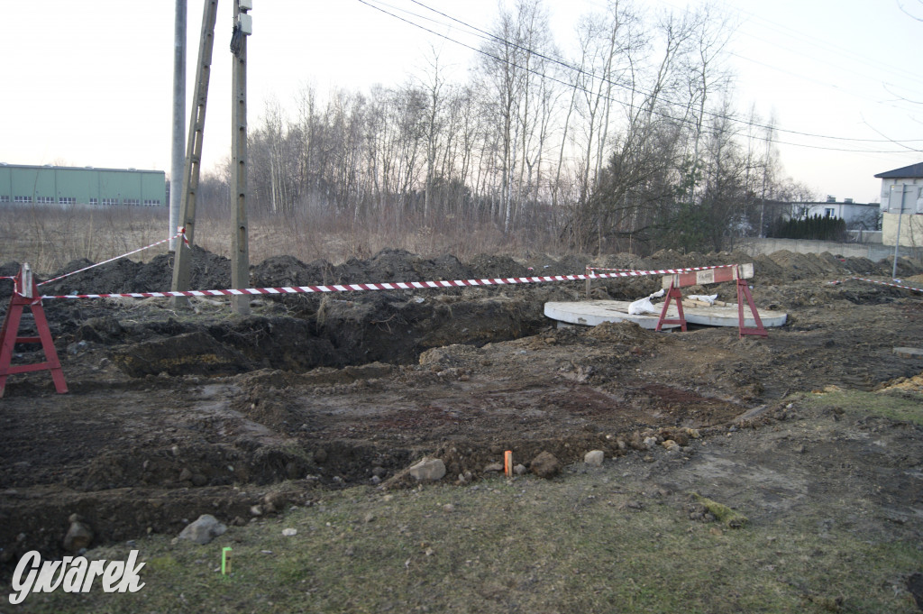 Tarnowskie Góry. Ulica Polna w remoncie