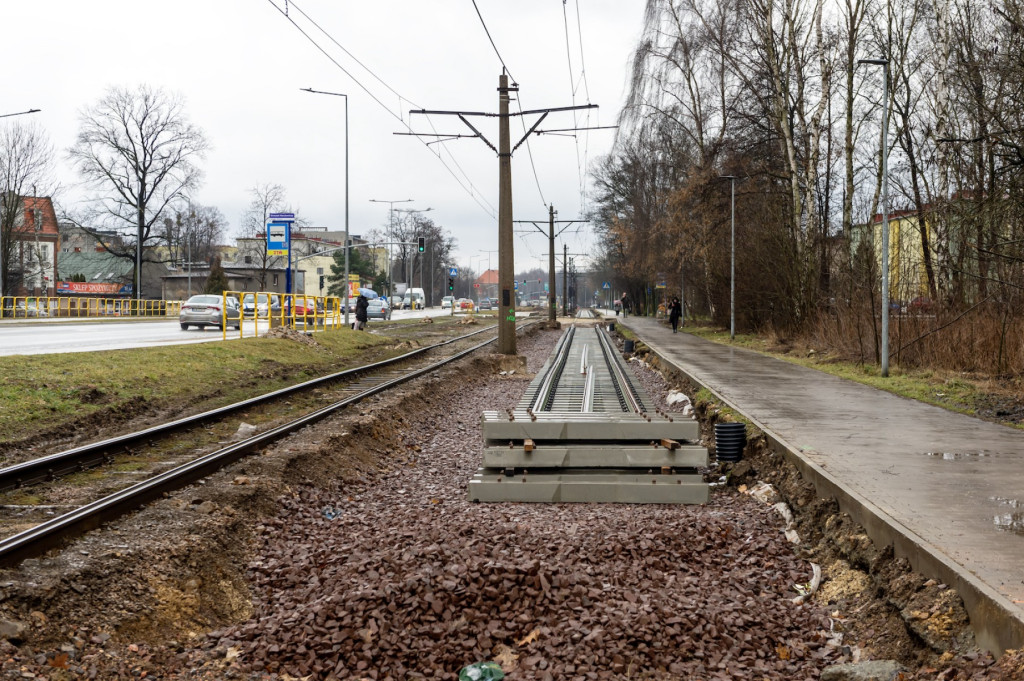 Prace na trasie z centrum do zajezdni [FOTO]
