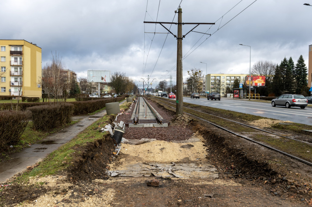 Prace na trasie z centrum do zajezdni [FOTO]