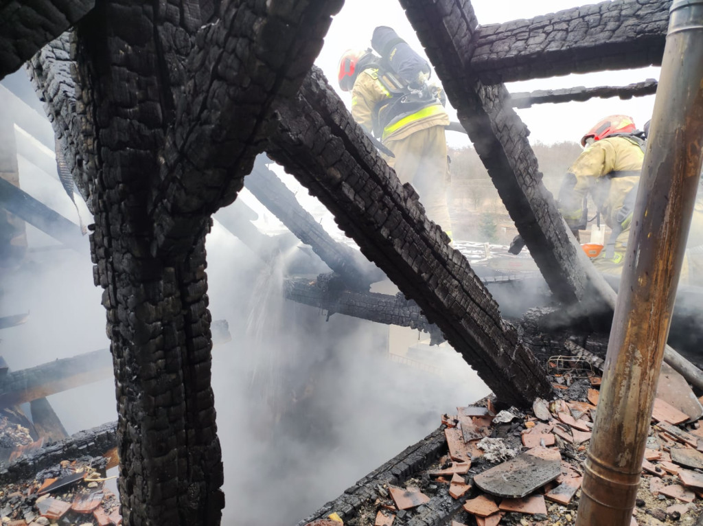 Pożar mieszkania przy ul. K. Miarki