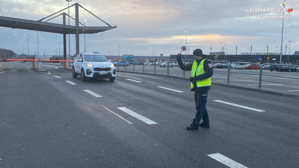 Katowice Airport. Służby mundurowe w akcji