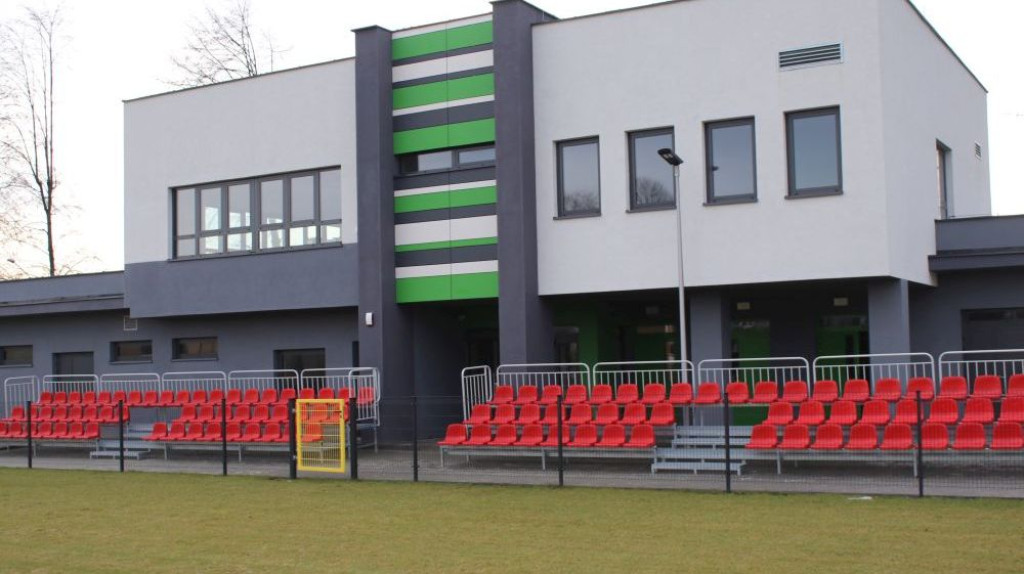 Klubowy budynek zbudowano od zera