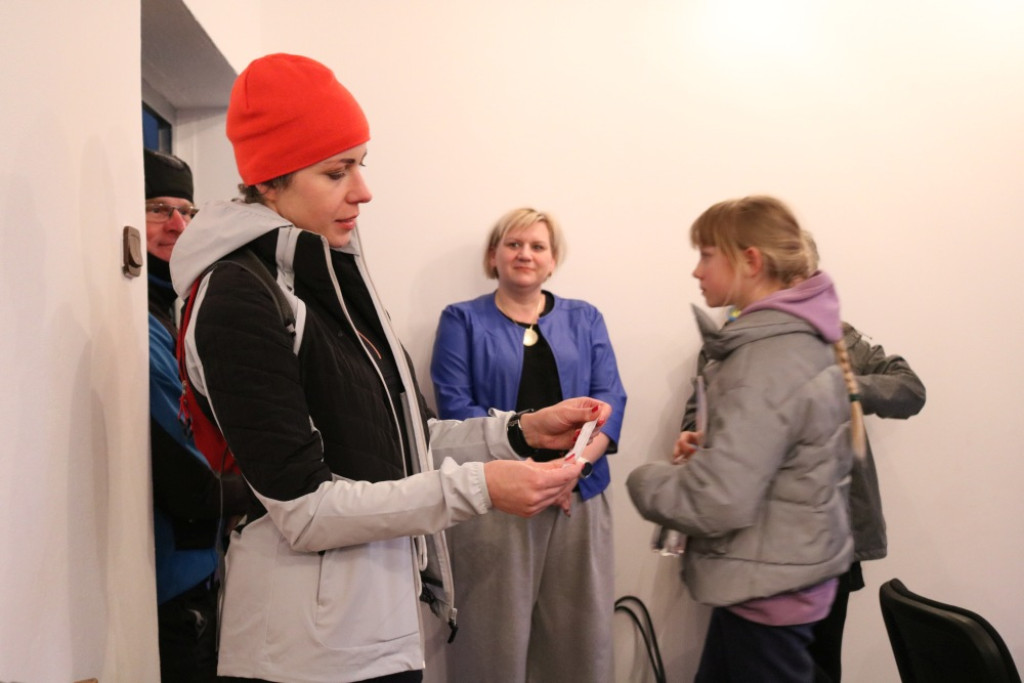 Ustawka rowerzystów i biegaczy. Znakowanie rowerów