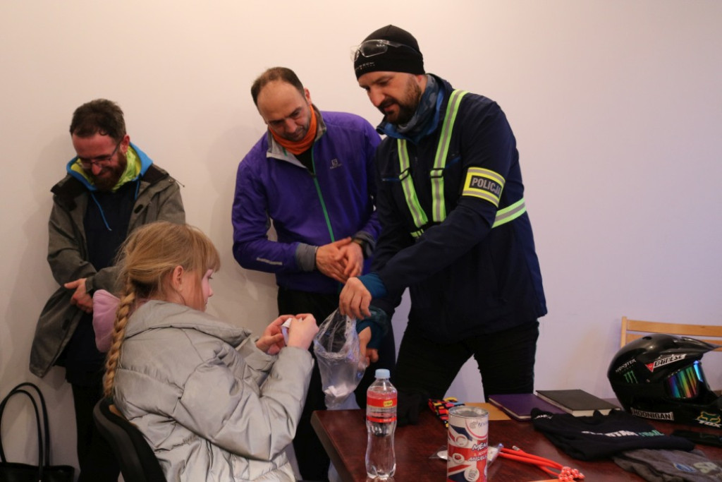 Ustawka rowerzystów i biegaczy. Znakowanie rowerów